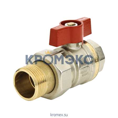 Кран шаровой латунь никель BVR-F Ду 15 Ру40 ВР/"американка" полнопроходной бабочка Danfoss 065B8203 Кран шаровой латунь никель BVR-F Ду 15 Ру40 ВР/"американка" полнопроходной бабочка Danfoss 065B8203
