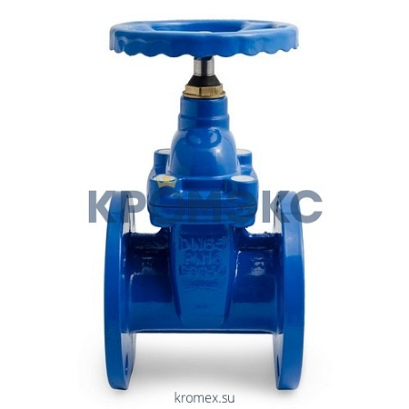 Задвижка чугун 30ч39р аналог МЗВ обрезиненный клин с гайкой и направляющими клина Ду 65 Ру10/16 фл Benarmo Задвижка чугун 30ч39р аналог МЗВ обрезиненный клин с гайкой и направляющими клина Ду 65 Ру10/16 фл Benarmo