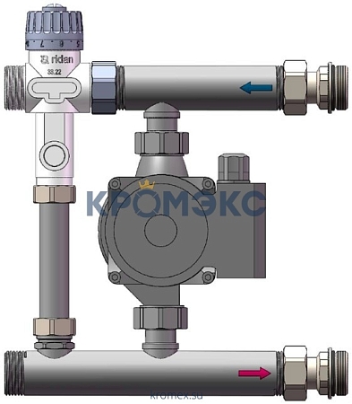 FHM-CR Смесительный узел без насоса Ридан 088U0090R FHM-CR Смесительный узел без насоса Ридан 088U0090R
