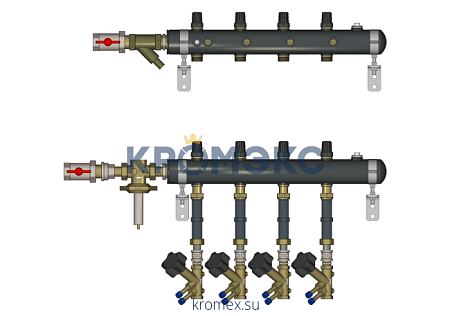 Узел распределительный этажный, TDU.5R DN50-6R-32-APT25-MVT15, Ридан 162L2081R Узел распределительный этажный, TDU.5R DN50-6R-32-APT25-MVT15, Ридан 162L2081R