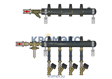 Узел распределительный этажный, TDU.5R DN50-4R-32-APT25-MNT15, Ридан 162L2072R Узел распределительный этажный, TDU.5R DN50-4R-32-APT25-MNT15, Ридан 162L2072R